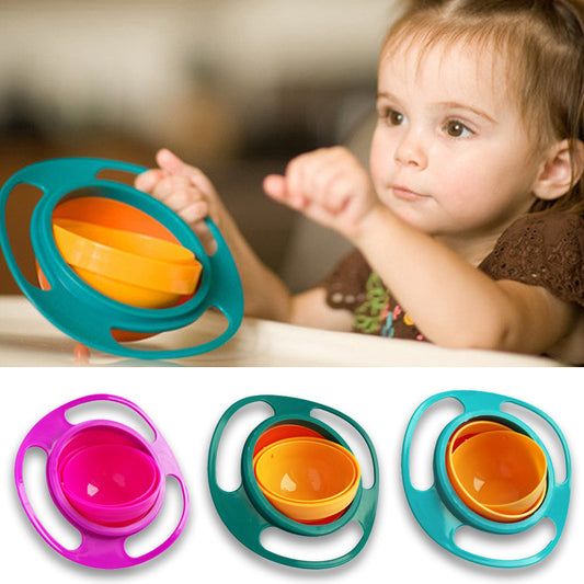 360 Rotate Universal Spill-proof Bowl for babies